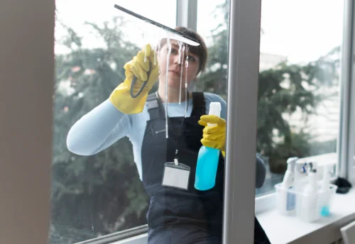 Nettoyage de vitres intérieures et extérieures à Lingé
